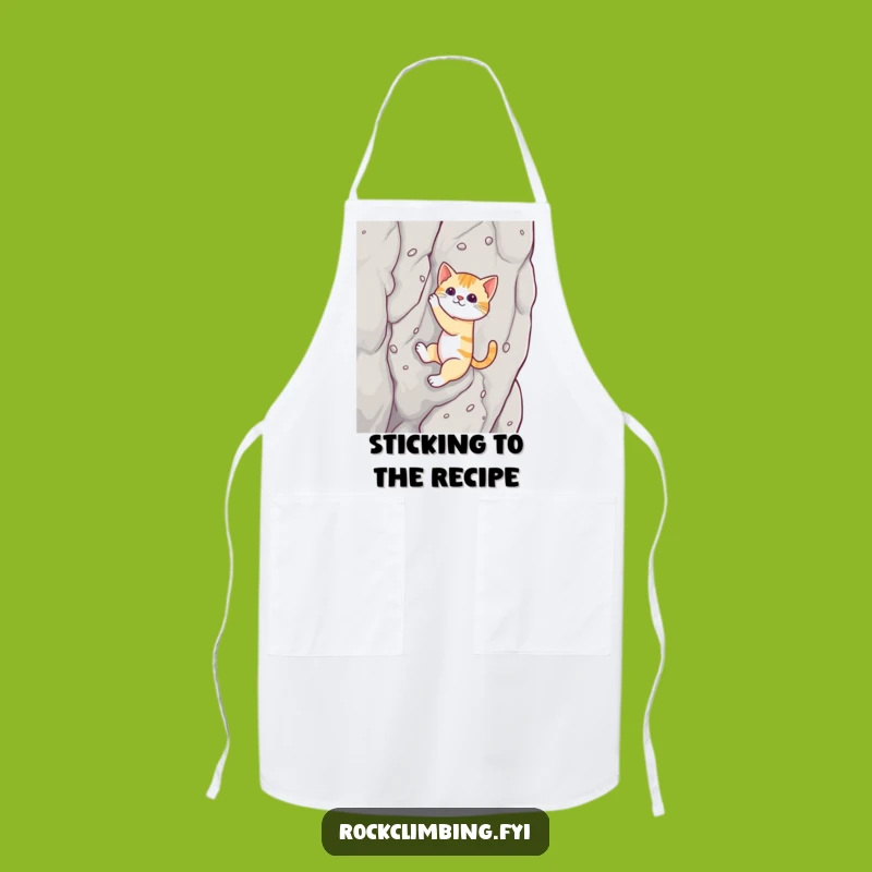 Funny Cat Climber Apron: Cook with Audacity Using This Hilarious Feline Outfit