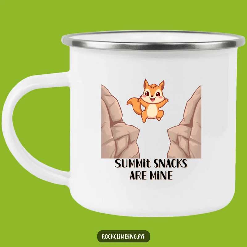 Funny Squirrel Leap Camping Mug: Your Hilarious Adventure Companion for the Trail