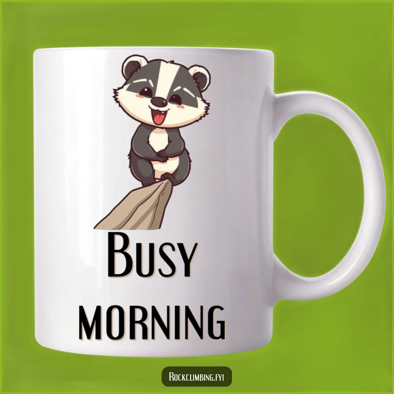 Funny Badger Mug: Confident Navigator, Perfect Adventure Gift