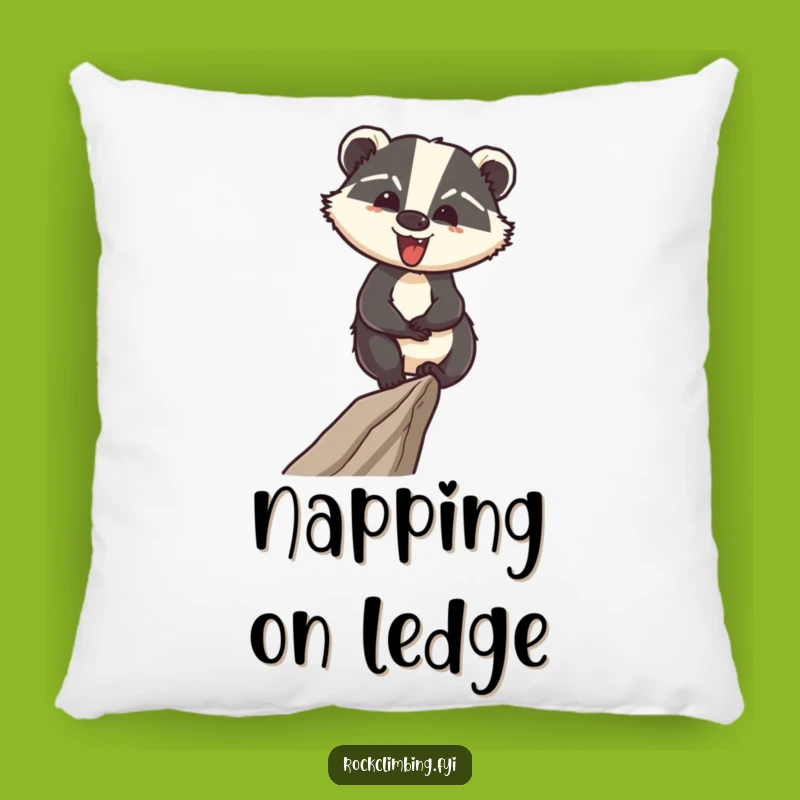 Funny Badger Pillow: Cozy Comfort, Confident Style