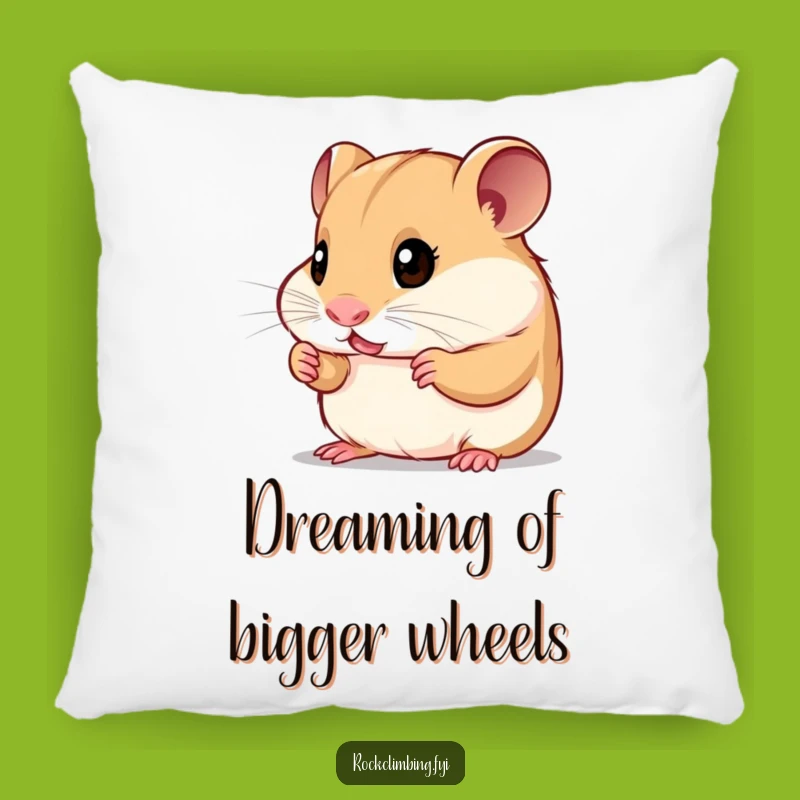 Funny Curious Hamster Climber Pillow - Cozy Comfort for Little Explorers