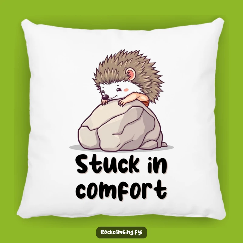 Funny Hedgehog Climber Pillow - Cozy Grip Comfort
