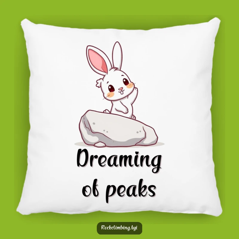 Funny Rabbit Climbing Pillow: Cozy Comfort with a Hilarious Adventure Vibe