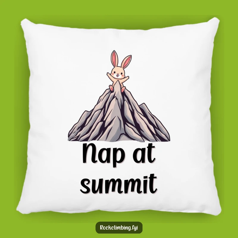 Funny Rabbit Summit Pillow - Soft Victory Cushion, Gift