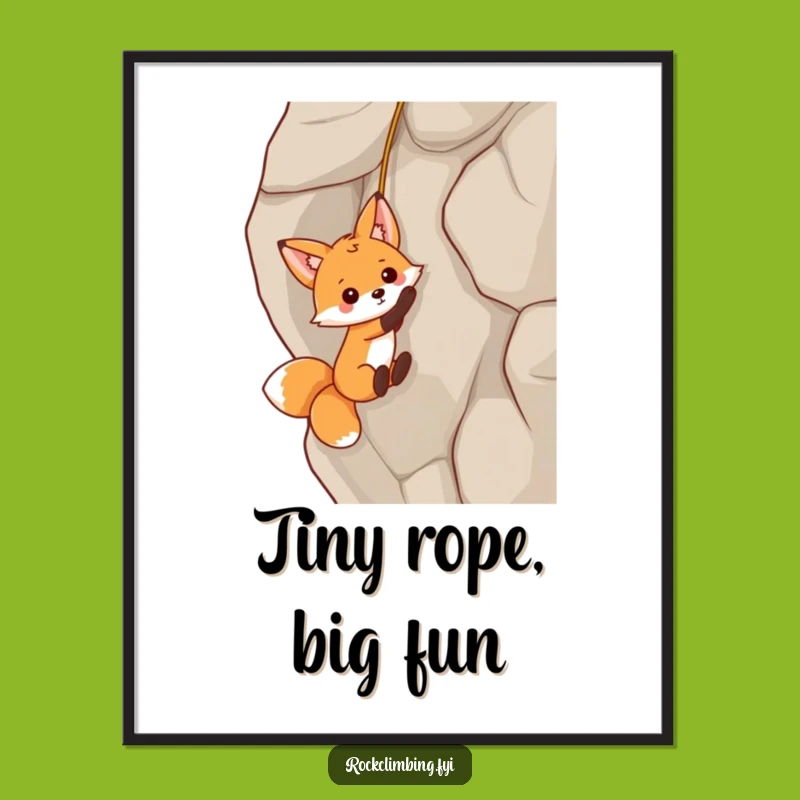Funny Fox Dangling Digital Art: Instant Hilarious Decor for Playful Spaces