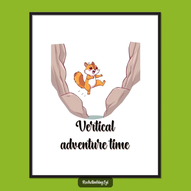 Funny Squirrel Leap Digital Art: Instant Energy, Perfect Funny Gift