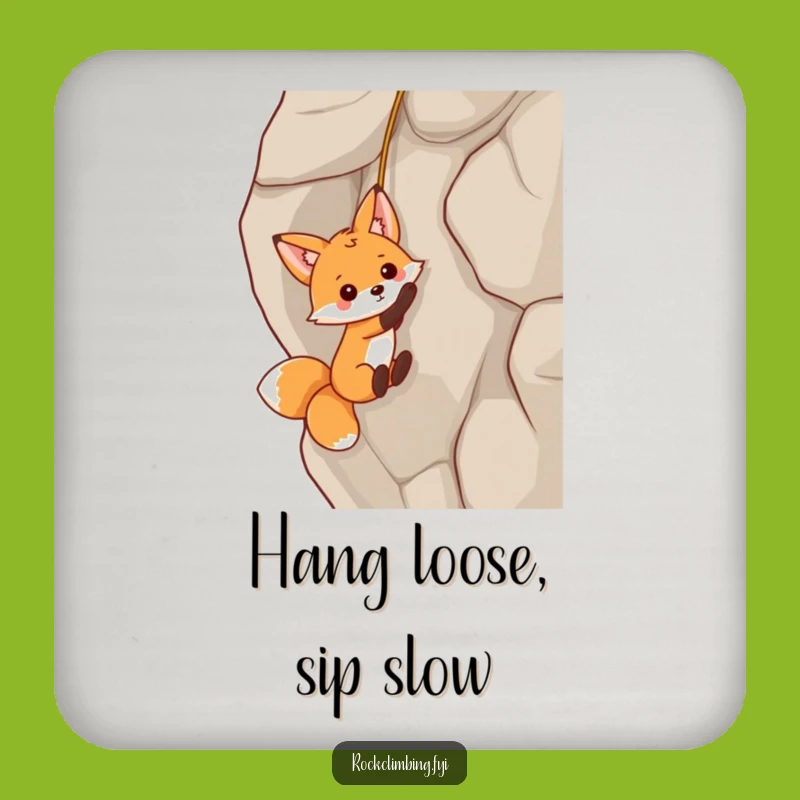 Funny Fox Dangling Drink Coasters: Protect Surfaces with Hilarious Whimsy