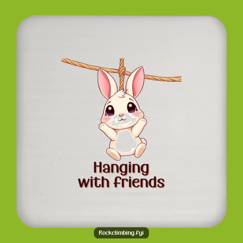 Funny Rabbit Rope Coaster: Curious Protection, Perfect Gift!
