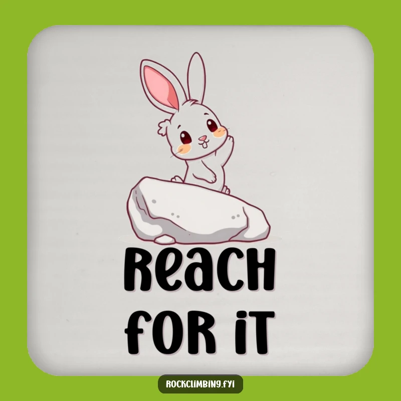 Funny Rabbit Climbing Coaster Set: Protect Surfaces with Hilarious Charm