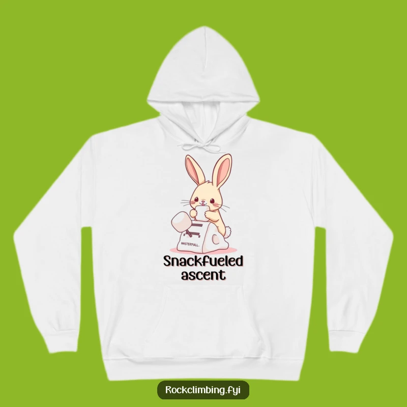 Cozy Funny Bunny Marshmallow Climb Hoodie: Sweet Comfort and Laughs