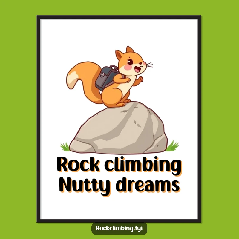Free Printable Wall Art: Adventurous Squirrel, Hilarious Downloadable Decor for Nature Lovers