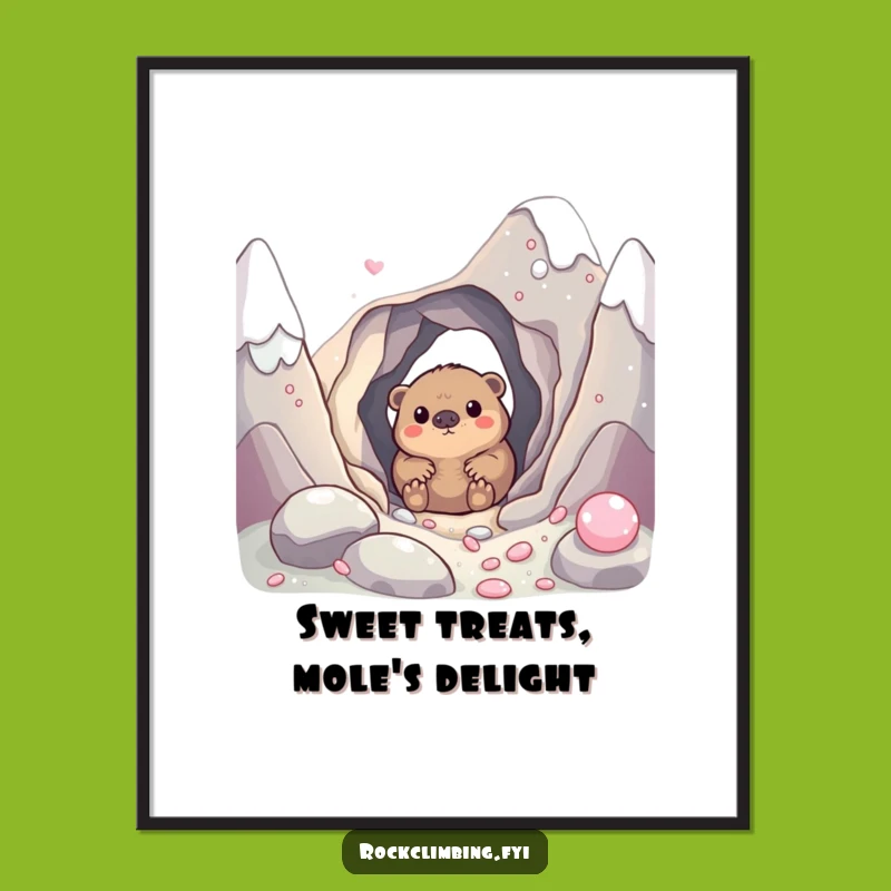 Mole Candy Mountain Art: Free Printable Humorous Wall Decor