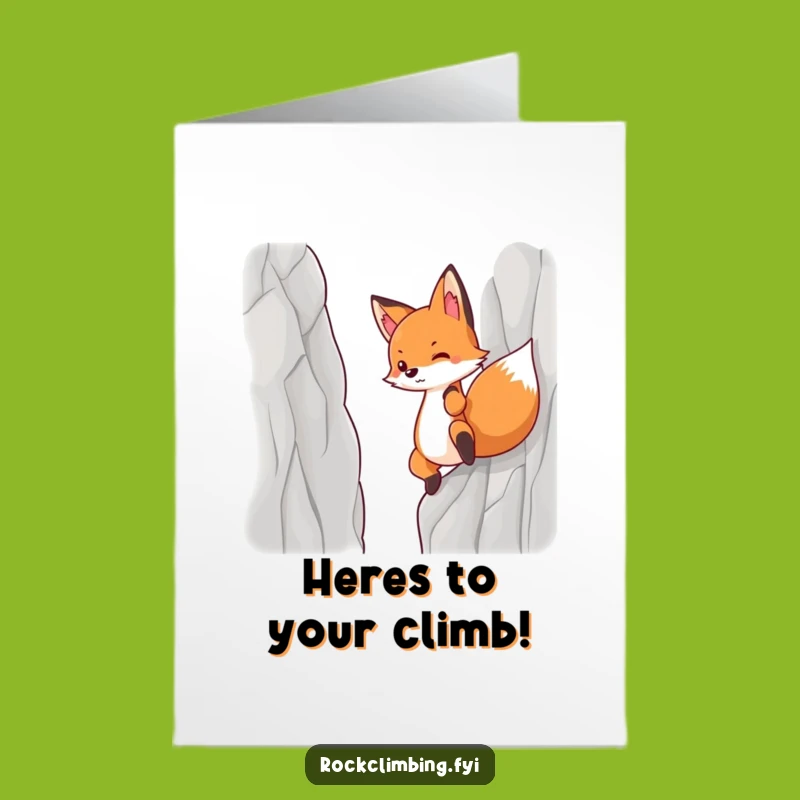 Free Printable Determined Fox Birthday Card - Inspiring Downloadable Gift!