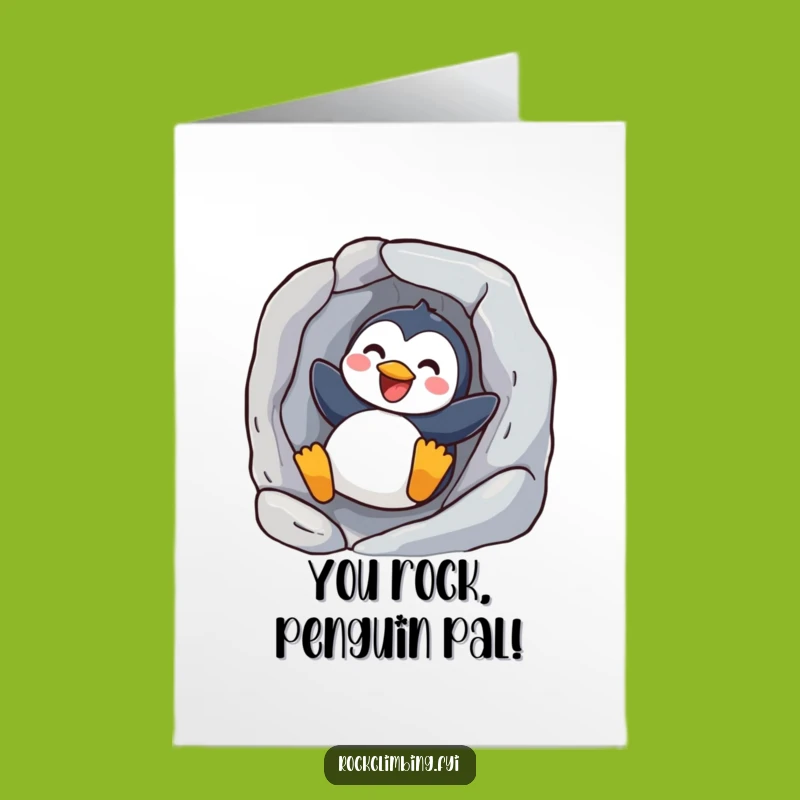 Free Printable Penguin Congratulations Card: Funny Downloadable Gift for Winners