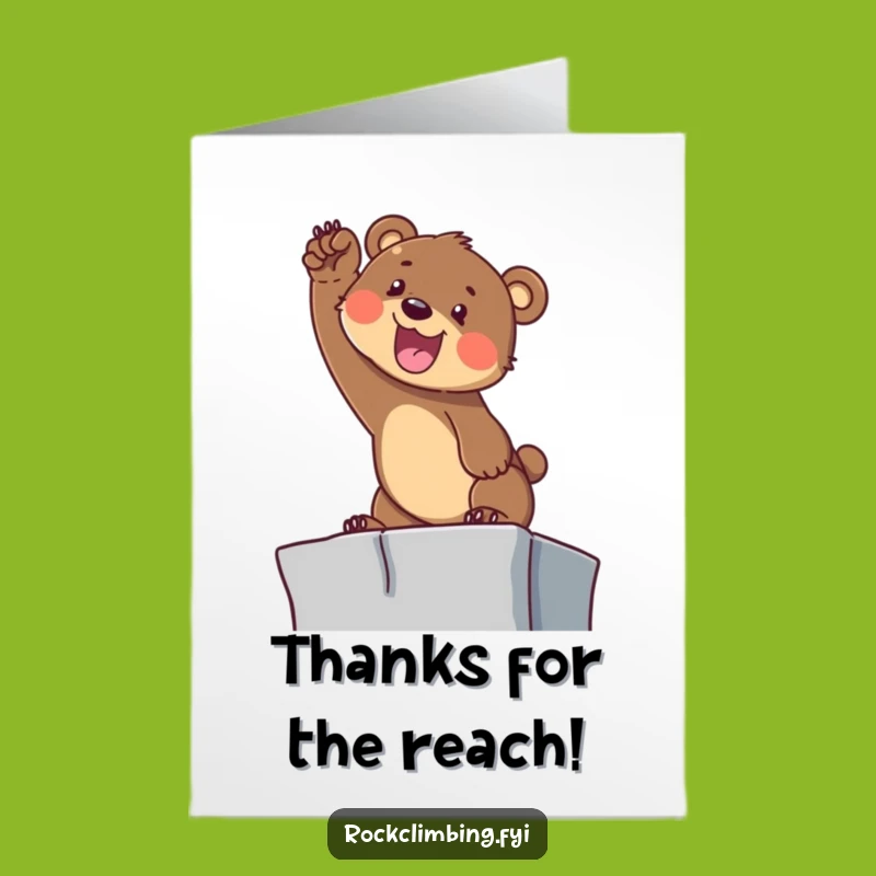 Free Printable Bear Cub Thank You Card: Reaching Gratitude, Downloadable Appreciation!