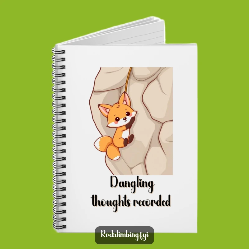 Funny Fox Dangling Notebook: Jot Down Ideas with Hilarious Playfulness