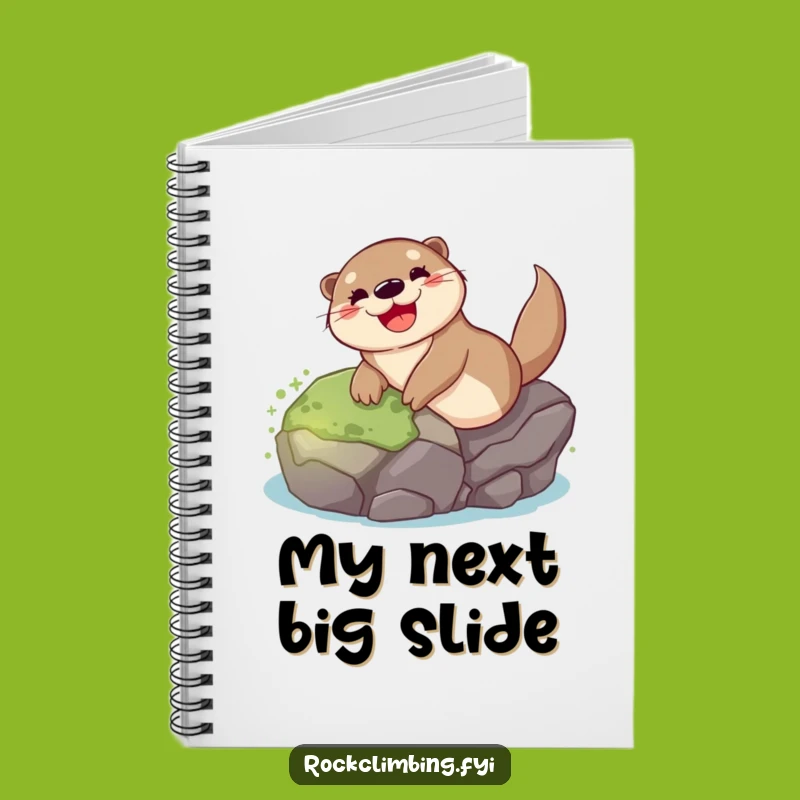 Funny Otter Sliding Notebook: Jot Down Ideas with Hilarious Style