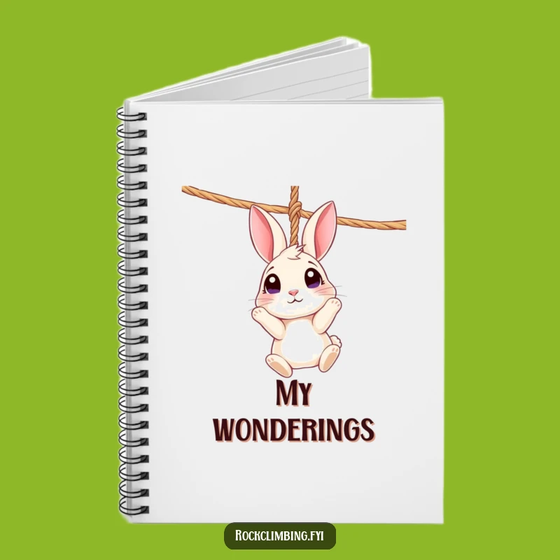Funny Rabbit Rope Notebook: Curious Ideas, Perfect Whimsical Gift!