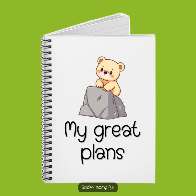 Funny Determined Bear Cub Notebook: Journal Your Adventures