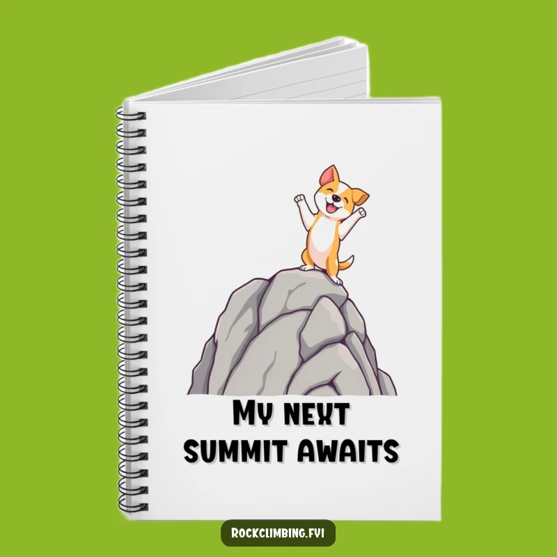 Funny Dog Summit Notebook: Jot Down Your Victories, Great Funny Gift