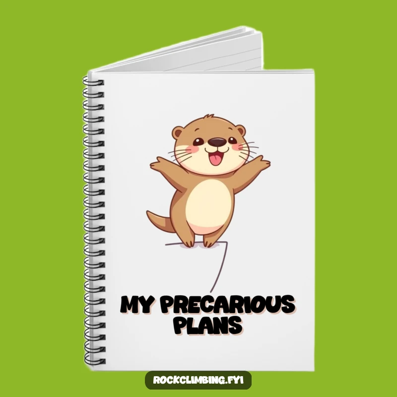 Funny Otter Balance Notebook - Hilarious Journal for Playful Thoughts