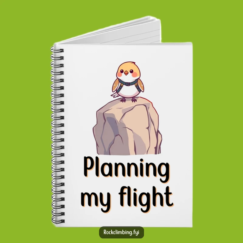 Funny Bird Harness Notebook: Jot Down Ideas from High Perches, A Creative Funny Gift
