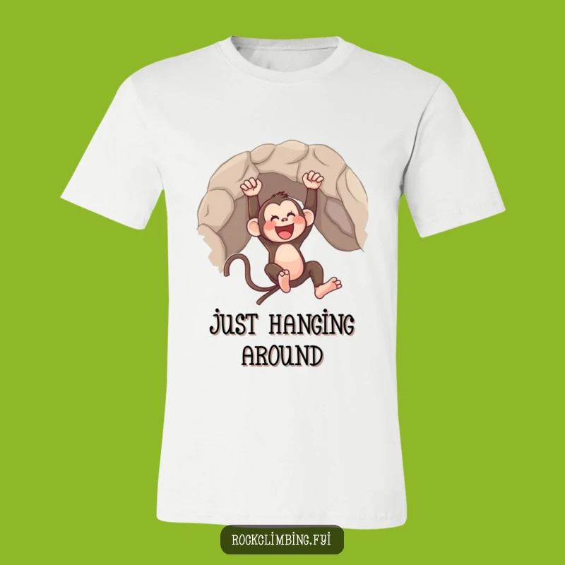 Funny Monkey Swing T-Shirt - Hilarious Primate Adventure Tee!
