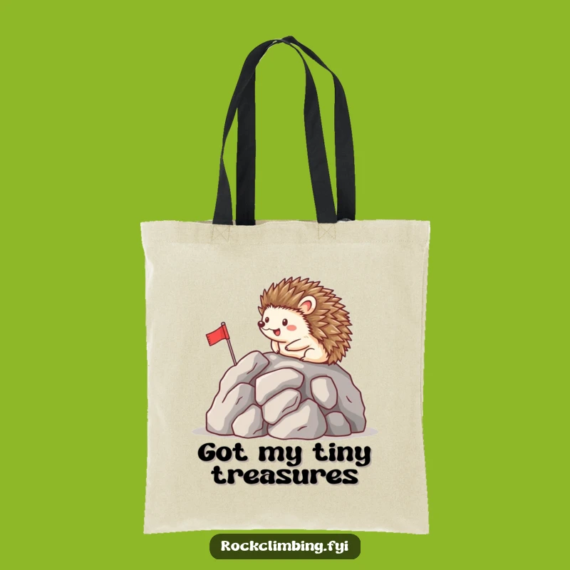 Funny Happy Hedgehog Flag Tote Bag - Durable & Hilarious Victory Carryall