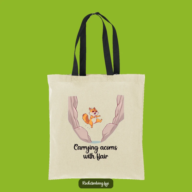 Funny Squirrel Leap Tote Bag: Carry Your Spirit, Funny Gift Idea