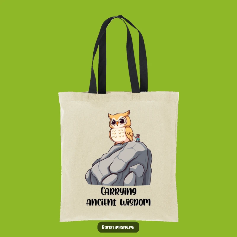 Funny Wise Owl Tote Bag: Carry Your Wit, Funny Gift Idea
