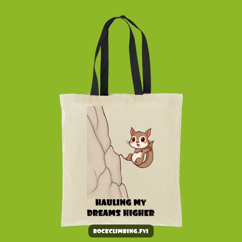 Funny Squirrel Summit Tote Bag: Hilarious and Strong Carry-All for Everyday Adventures