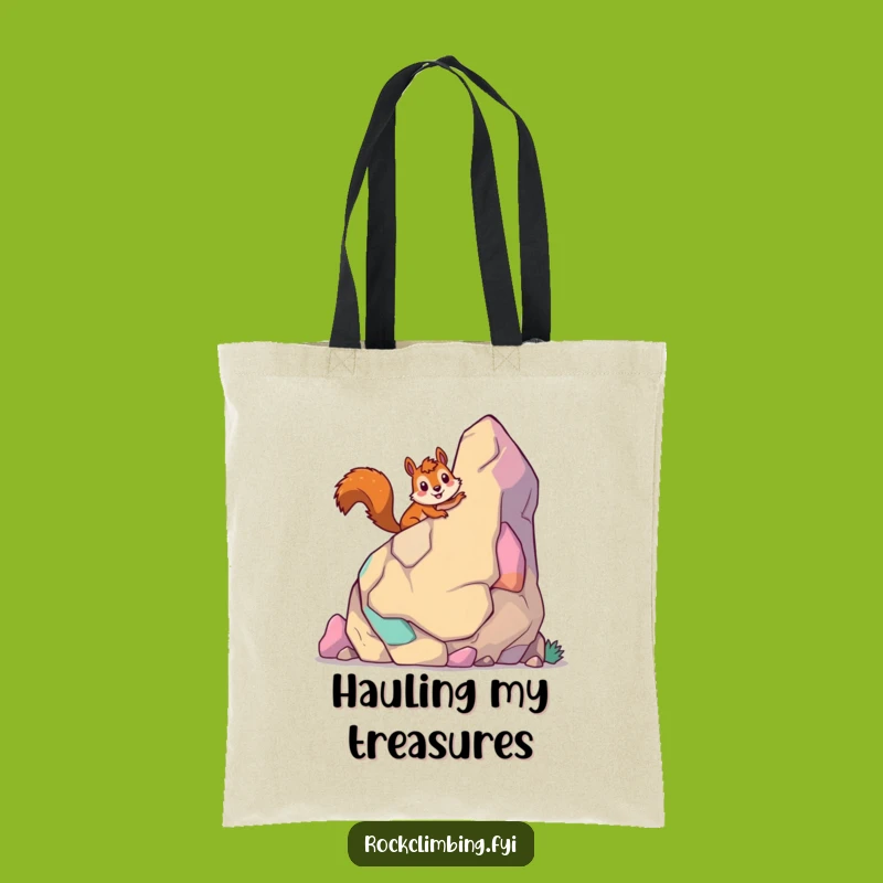 Funny Giddy Squirrel Tote Bag, Adventure Companion, Ideal Funny Gift