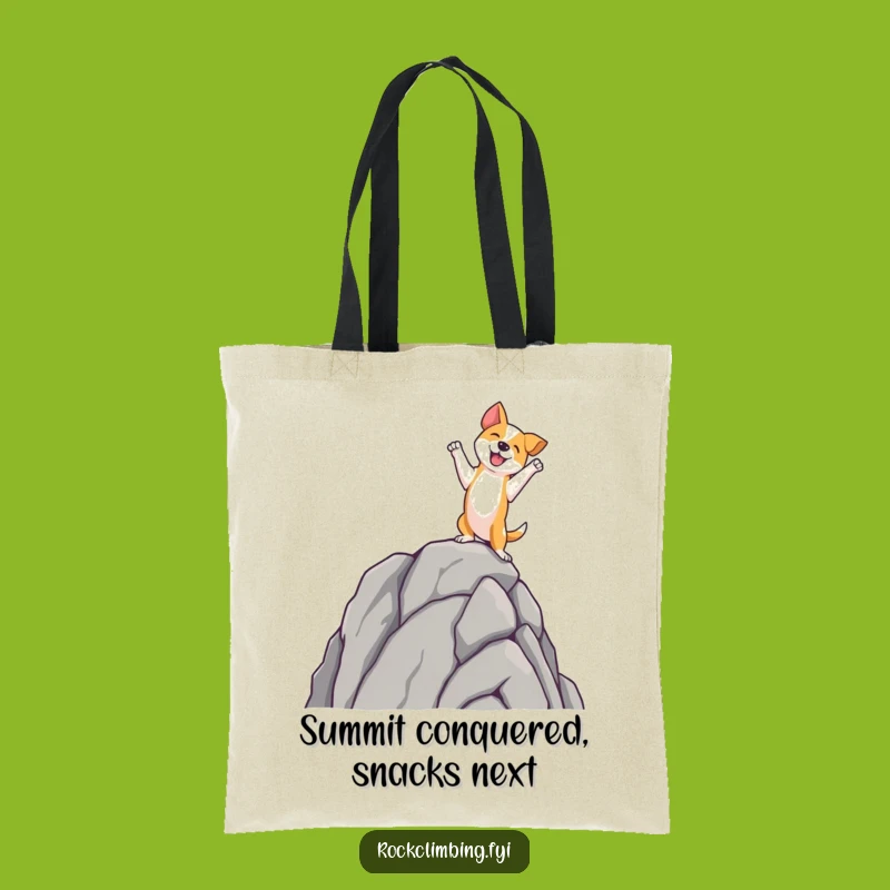 Funny Dog Summit Tote Bag: Carry Your Victories, Perfect Funny Gift Choice